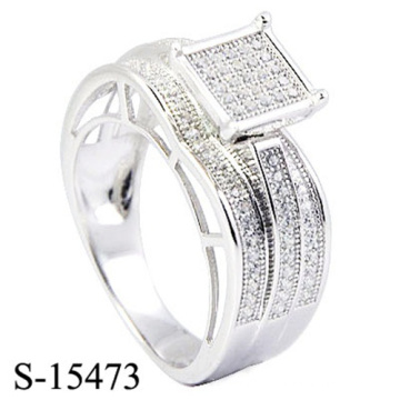 Nouveau Design 925 Sterling Silver Ring Diamond bijoux